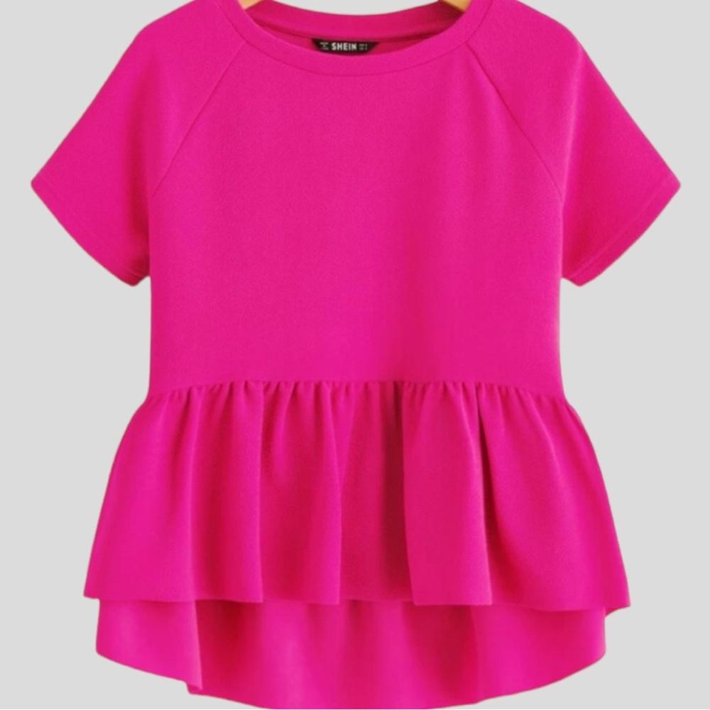 5 for $20🫟🛍️🔵 Hi-Low Babydoll Top. Size Small. NWOT